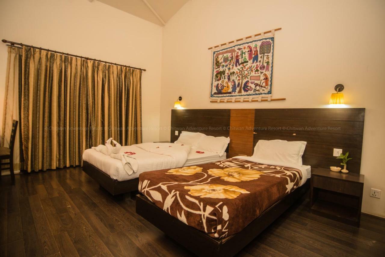 Chitwan Adventure Resort Sauraha Dış mekan fotoğraf